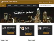 Tablet Screenshot of adamsofcharlotte.com